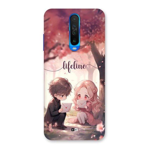 Cute Anime Couple Back Case for Poco X2
