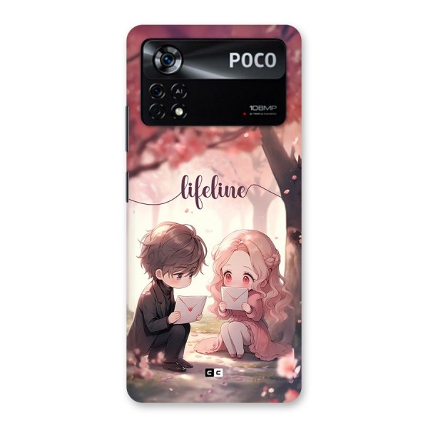 Cute Anime Couple Back Case for Poco X4 Pro 5G