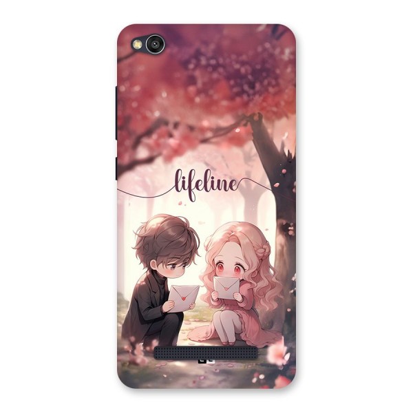 Cute Anime Couple Back Case for Redmi 4A