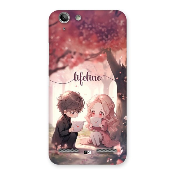 Cute Anime Couple Back Case for Vibe K5