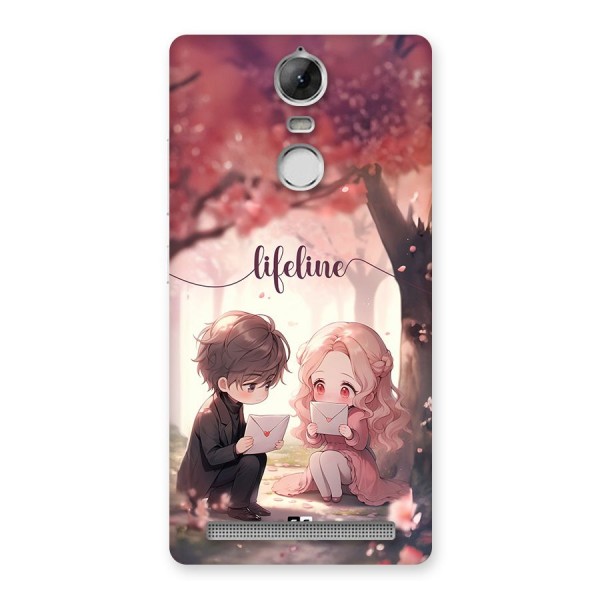 Cute Anime Couple Back Case for Vibe K5 Note
