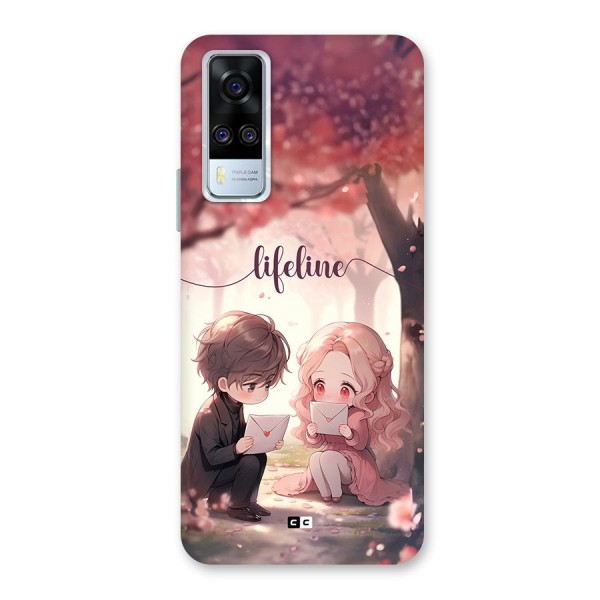 Cute Anime Couple Back Case for Vivo Y51A