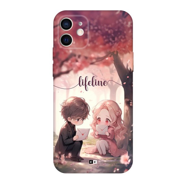 Cute Anime Couple Back Case for iPhone 12