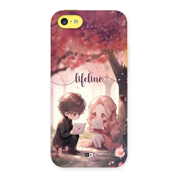 Cute Anime Couple Back Case for iPhone 5C