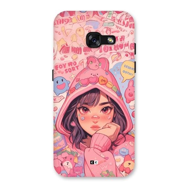 Cute Anime Girl Back Case for Galaxy A3 (2017)