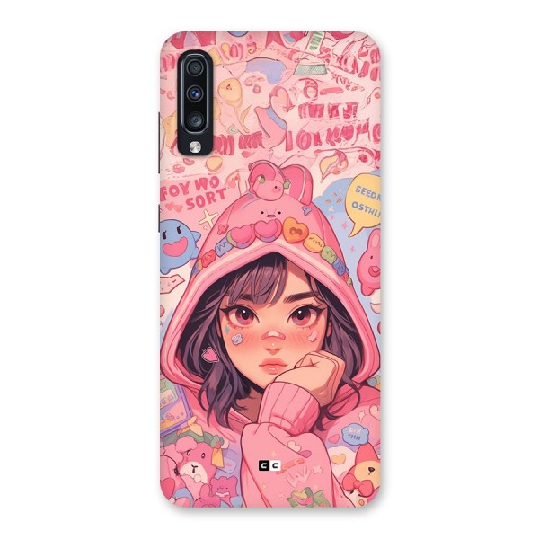 Cute Anime Girl Back Case for Galaxy A70