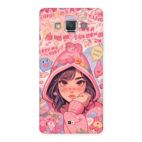 Cute Anime Girl Back Case for Galaxy Grand 3