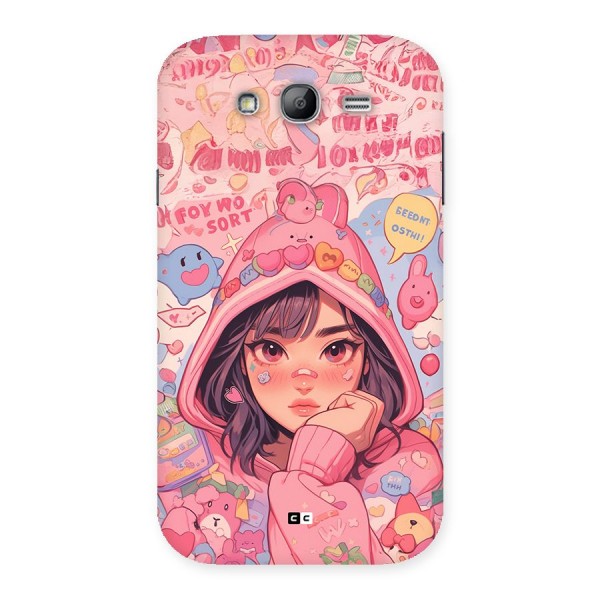 Cute Anime Girl Back Case for Galaxy Grand Neo