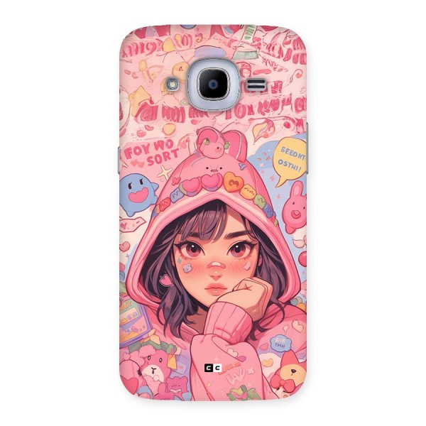 Cute Anime Girl Back Case for Galaxy J2 2016