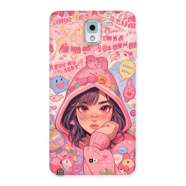 Cute Anime Girl Back Case for Galaxy Note 3