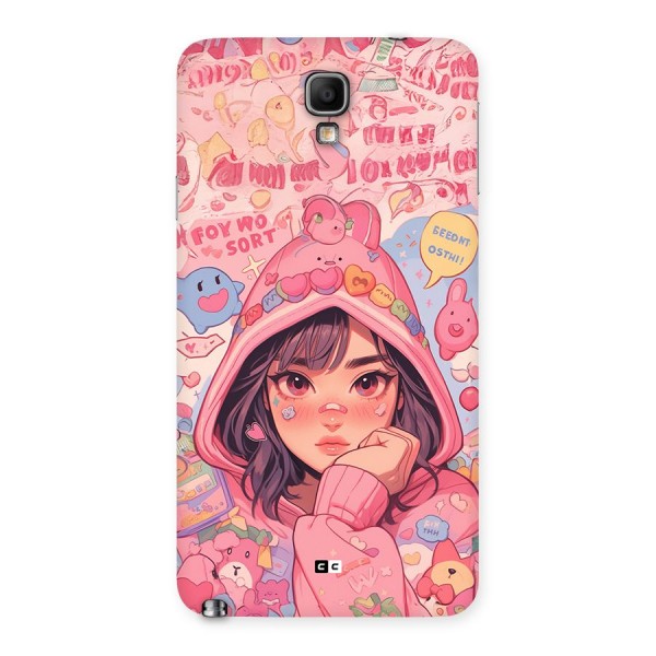Cute Anime Girl Back Case for Galaxy Note 3 Neo