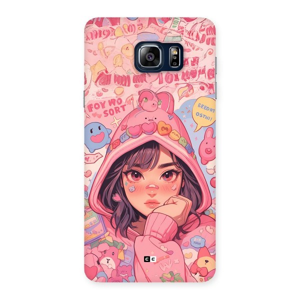 Cute Anime Girl Back Case for Galaxy Note 5