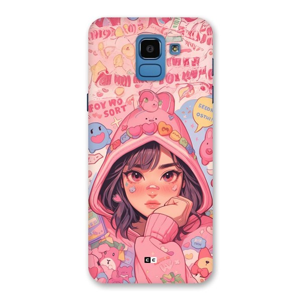 Cute Anime Girl Back Case for Galaxy On6