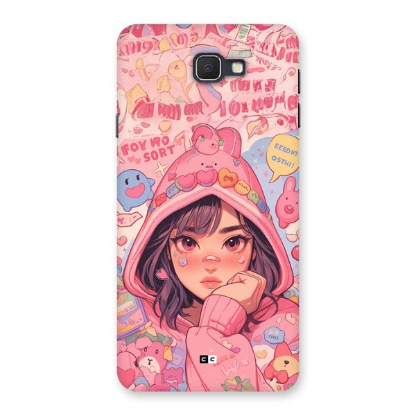 Cute Anime Girl Back Case for Galaxy On7 2016