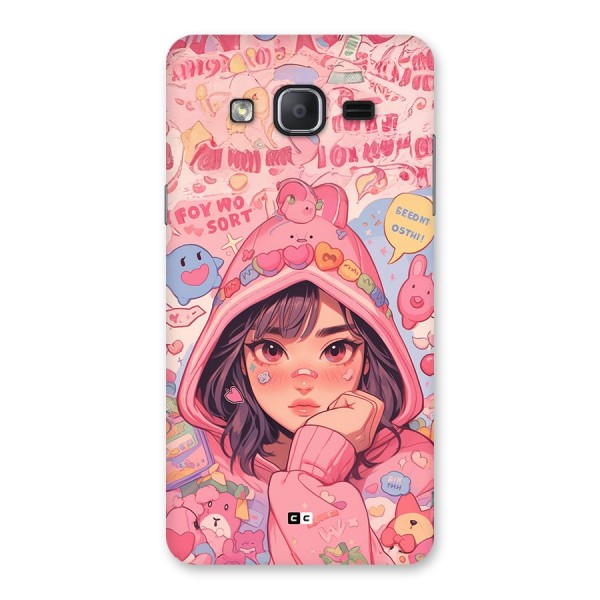 Cute Anime Girl Back Case for Galaxy On7 Pro