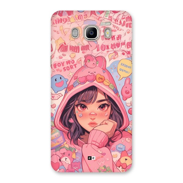 Cute Anime Girl Back Case for Galaxy On8