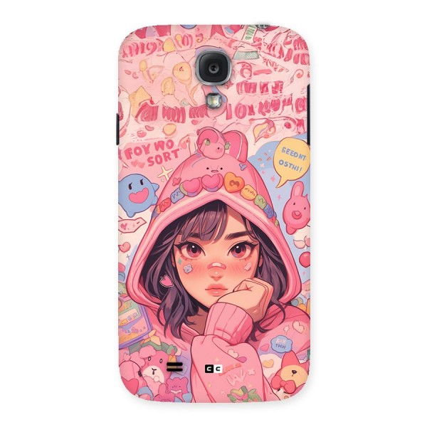 Cute Anime Girl Back Case for Galaxy S4