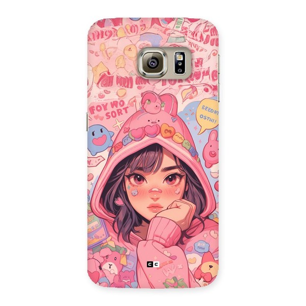 Cute Anime Girl Back Case for Galaxy S6 edge