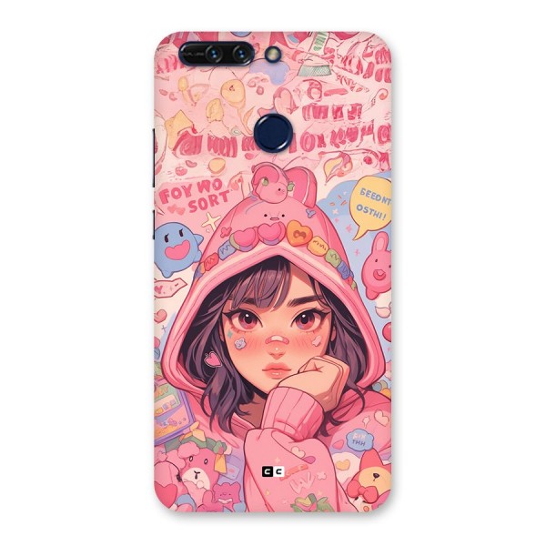 Cute Anime Girl Back Case for Honor 8 Pro