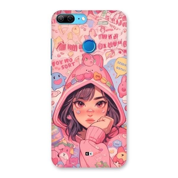 Cute Anime Girl Back Case for Honor 9 Lite