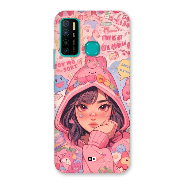 Cute Anime Girl Back Case for Infinix Hot 9 Pro
