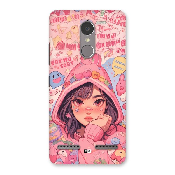 Cute Anime Girl Back Case for Lenovo K6 Power