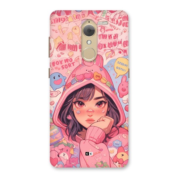 Cute Anime Girl Back Case for Lenovo K8