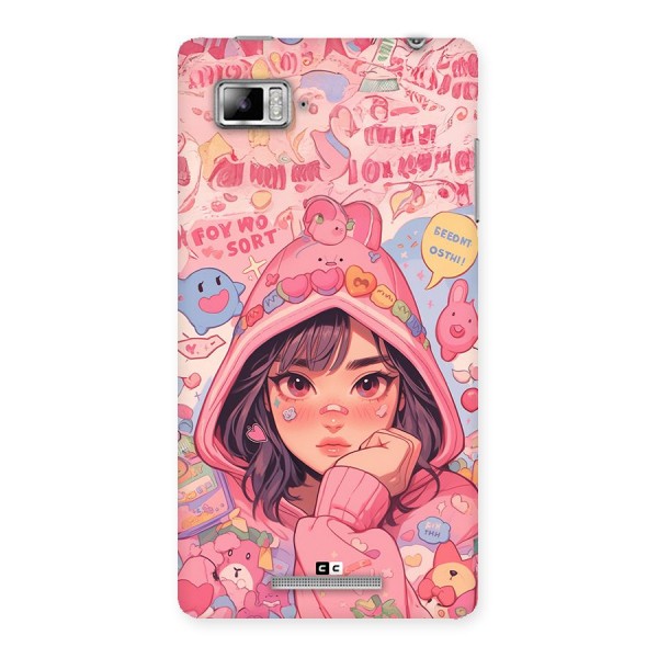 Cute Anime Girl Back Case for Lenovo Vibe Z K910