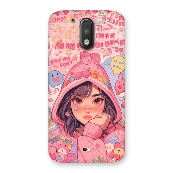 Cute Anime Girl Back Case for Moto G4 Plus