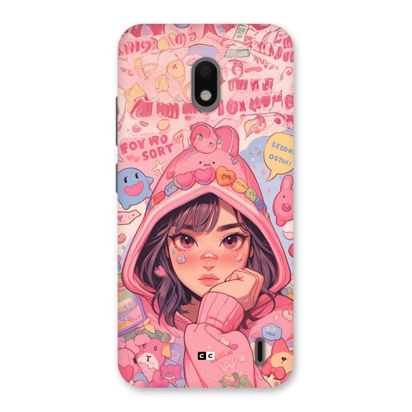 Cute Anime Girl Back Case for Nokia 2.2