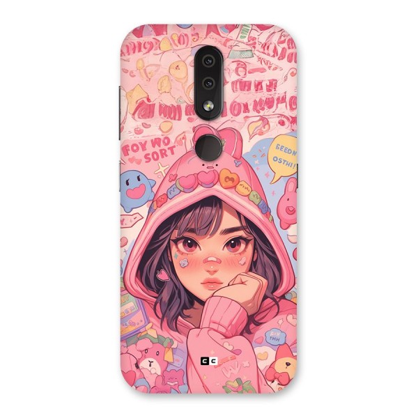Cute Anime Girl Back Case for Nokia 4.2
