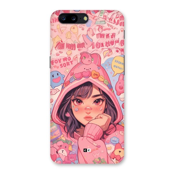 Cute Anime Girl Back Case for OnePlus 5