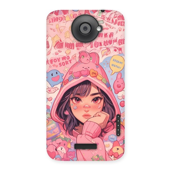 Cute Anime Girl Back Case for One X
