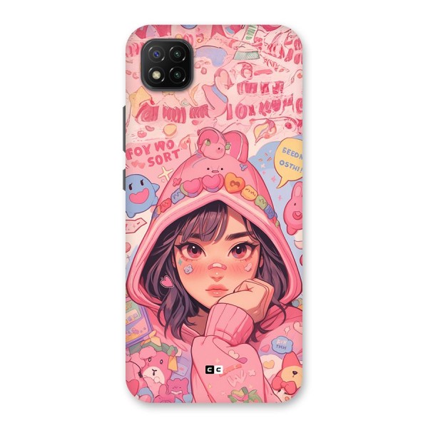Cute Anime Girl Back Case for Poco C3