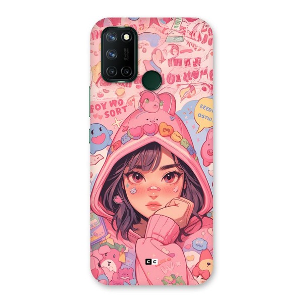Cute Anime Girl Back Case for Realme C17