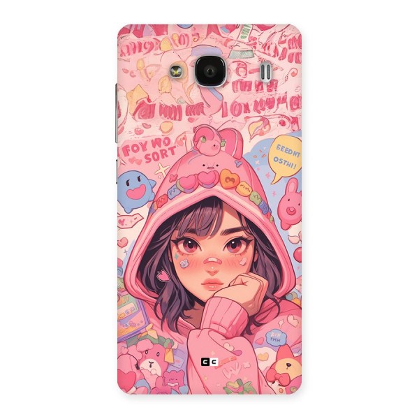 Cute Anime Girl Back Case for Redmi 2s