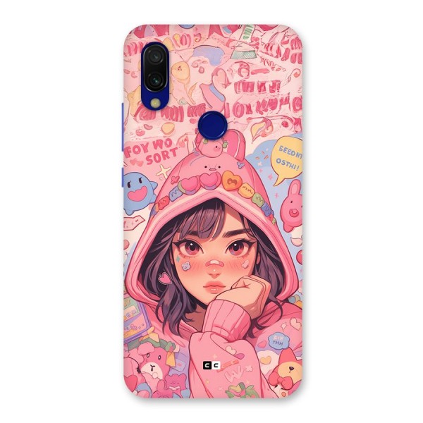 Cute Anime Girl Back Case for Redmi 7