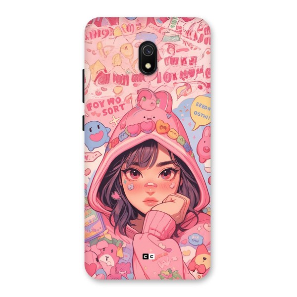 Cute Anime Girl Back Case for Redmi 8A