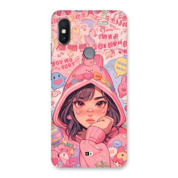 Cute Anime Girl Back Case for Redmi Y2