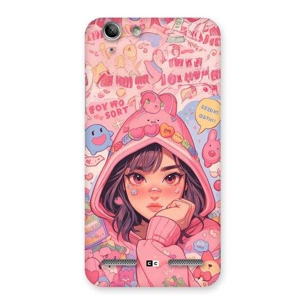 Cute Anime Girl Back Case for Vibe K5 Plus