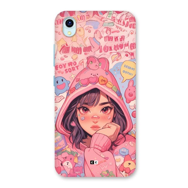 Cute Anime Girl Back Case for Vivo Y1s