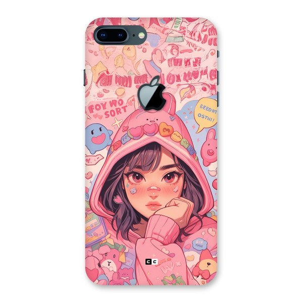 Cute Anime Girl Back Case for iPhone 7 Plus Apple Cut