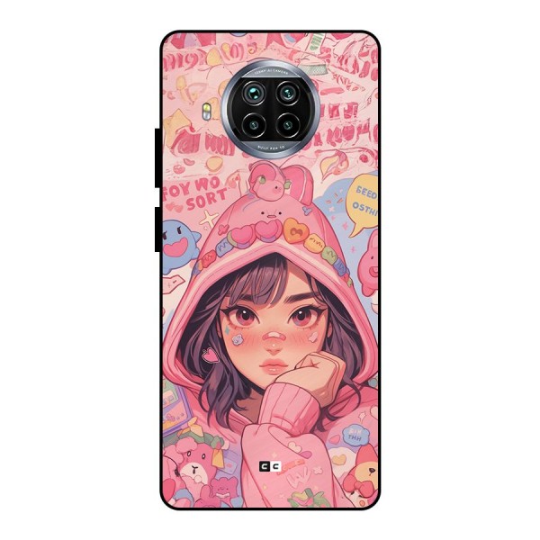 Cute Anime Girl Metal Back Case for Mi 10i