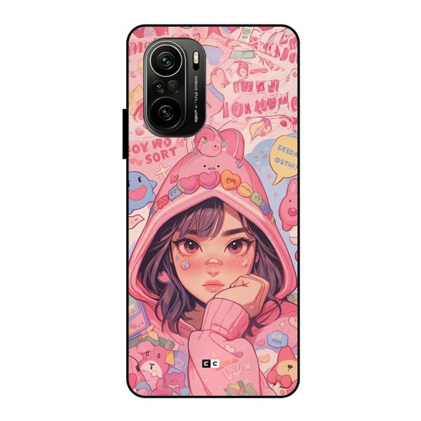 Cute Anime Girl Metal Back Case for Mi 11X Pro