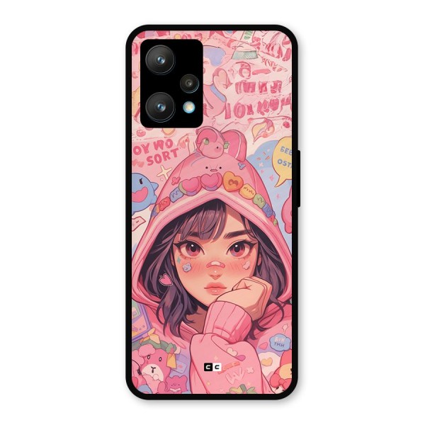 Cute Anime Girl Metal Back Case for Realme 9