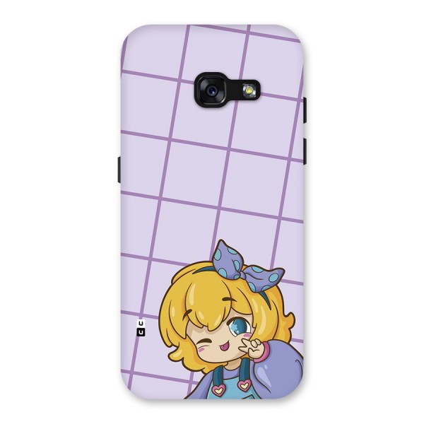 Cute Anime Illustration Back Case for Galaxy A3 (2017)