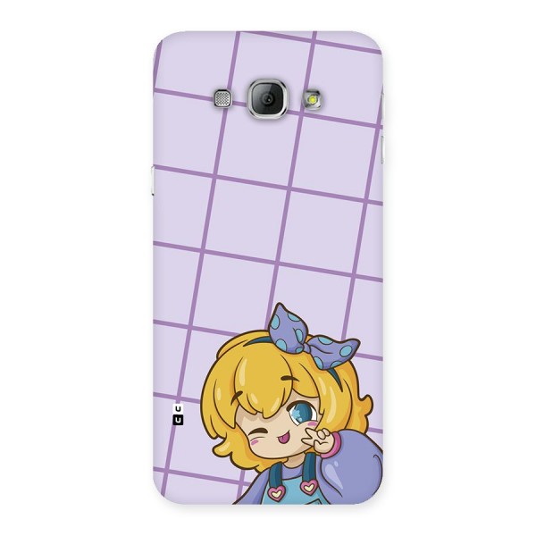 Cute Anime Illustration Back Case for Galaxy A8