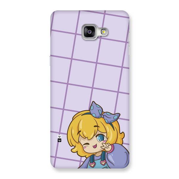 Cute Anime Illustration Back Case for Galaxy A9
