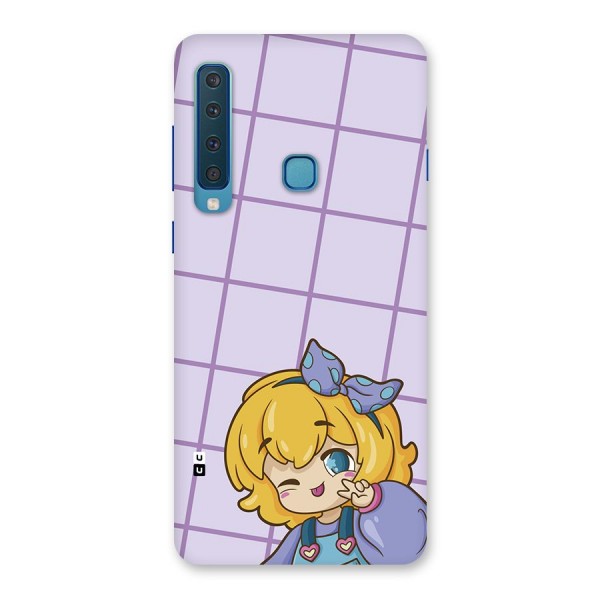 Cute Anime Illustration Back Case for Galaxy A9 (2018)