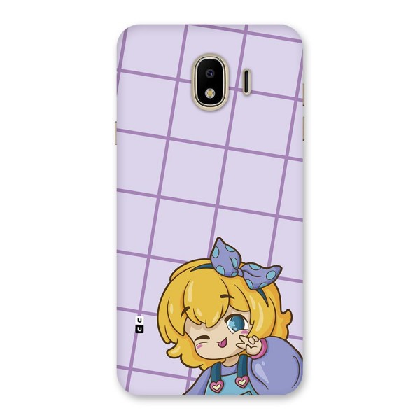 Cute Anime Illustration Back Case for Galaxy J4